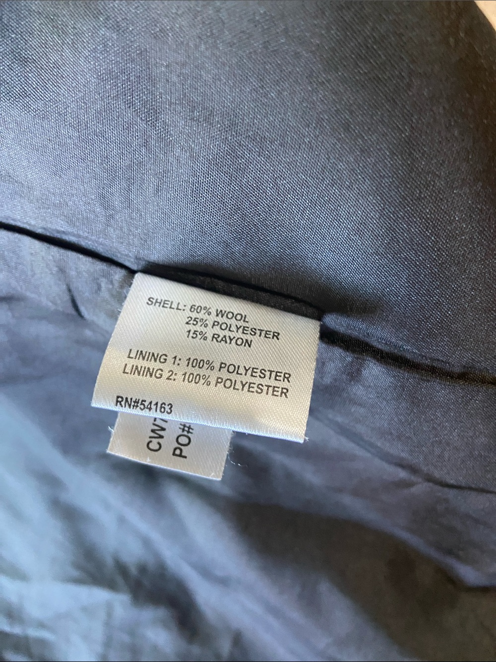 Calvin Klein Black Wool Short Peacoat - Picture 8 of 10